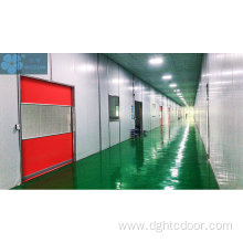 Installation of fast rolling shutter door